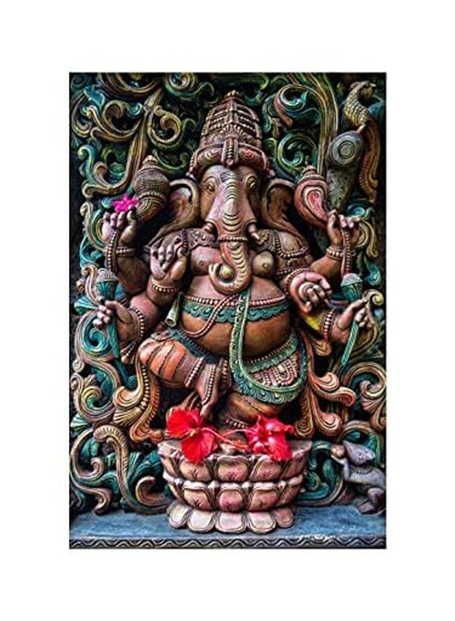 999STORE متجر 999STORE يقدم أحدث ملصقات الجدران ثلاثية الأبعاد للأبواب وغرف المعيشة وغرف النوم وقاعات المنزل، ورق جدران ثلاثي الأبعاد بتصميم غانيشا، ورق جدران جداري (فينيل ذاتي اللصق 24 × 36 بوصة) NonW230987 - Image 2